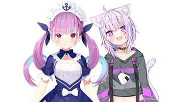 Minato Aqua and Nekomata Okayu Fanart Collection – Hololive