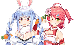 Usada Pekora and Sakura Miko Fanart Collection – Hololive